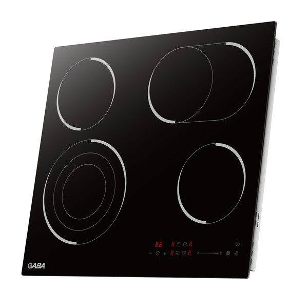 Gaba GMH-C-4TZS beépíthető, elektromos üvegkerámia, főzőzóna:4, beépíthető méret:56cm, főzőlap kerámia főzőlap