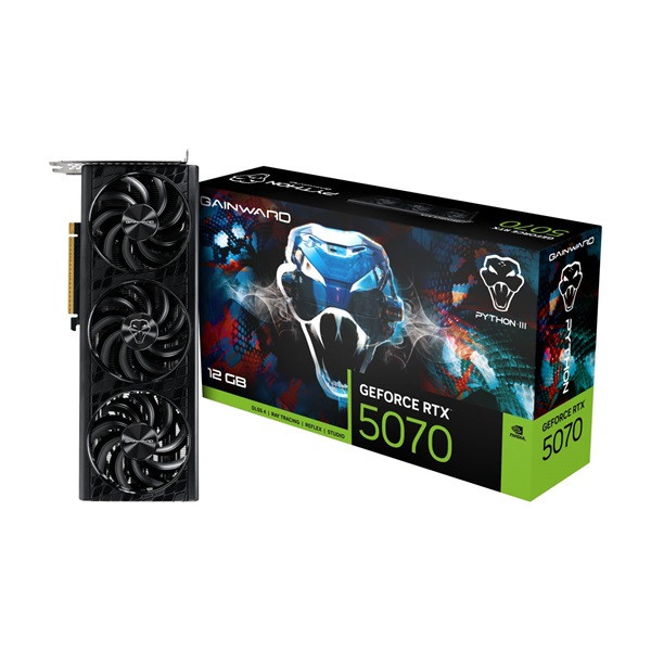 Gainward GeForce RTX5070 Python III 12GB GDDR7 192bit videokártya