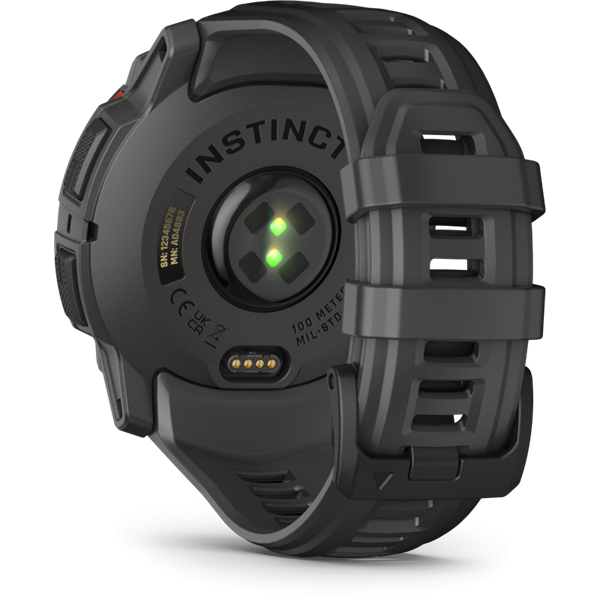 Garmin Instinct 3 fekete sötétszürke szíjjal okosóra