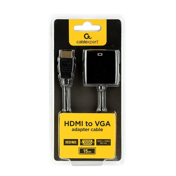 Gembird HDMI v1.4 - VGA adapter fekete