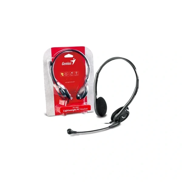 Genius HS-200C dual jack fekete headset Genius HS-200C dual jack fekete headset