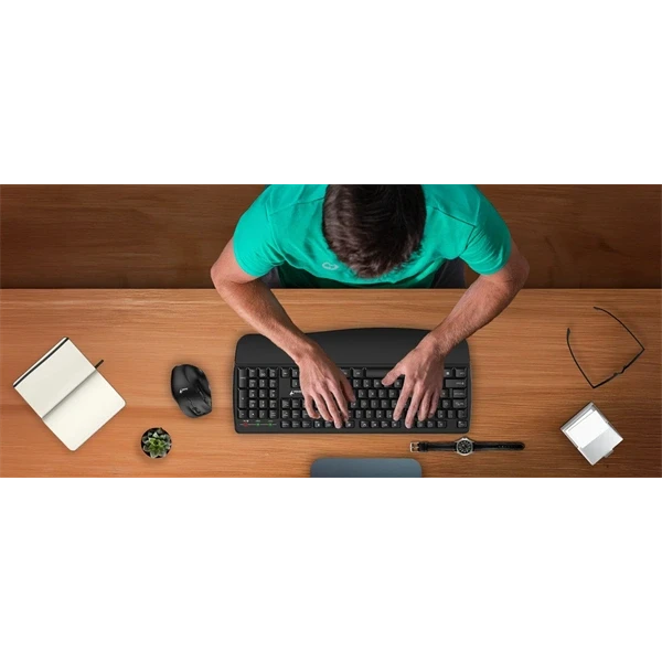 Genius KB-7123 HUN vezeték nélküli fekete billentyűzet