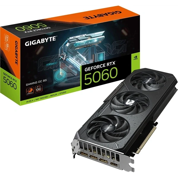 Gigabyte GeForce RTX 5060 GAMING OC nVidia 8GB DDR7 128bit PCIe videókártya