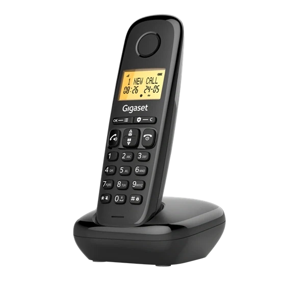Gigaset Basic 100 fekete dect telefon