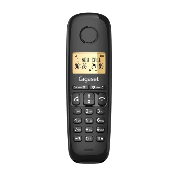 Gigaset Basic 100 fekete dect telefon