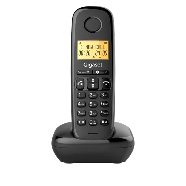 Gigaset Basic 100 fekete dect telefon