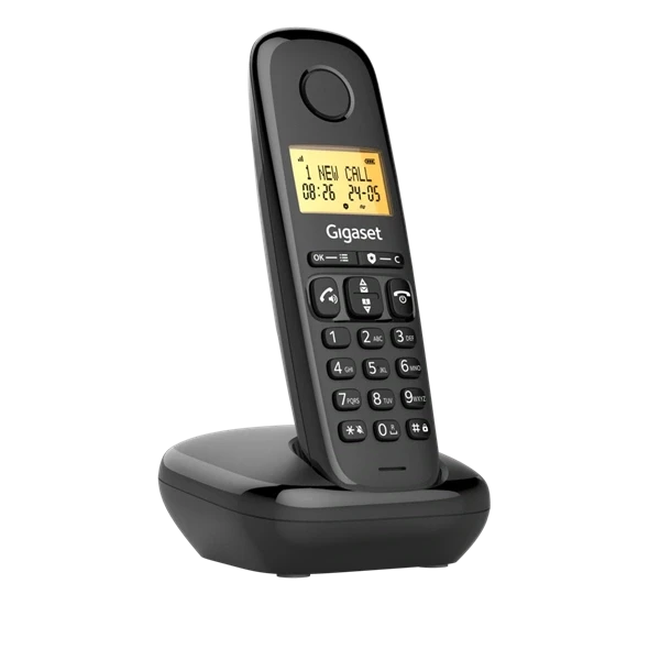 Gigaset Basic 100 fekete dect telefon