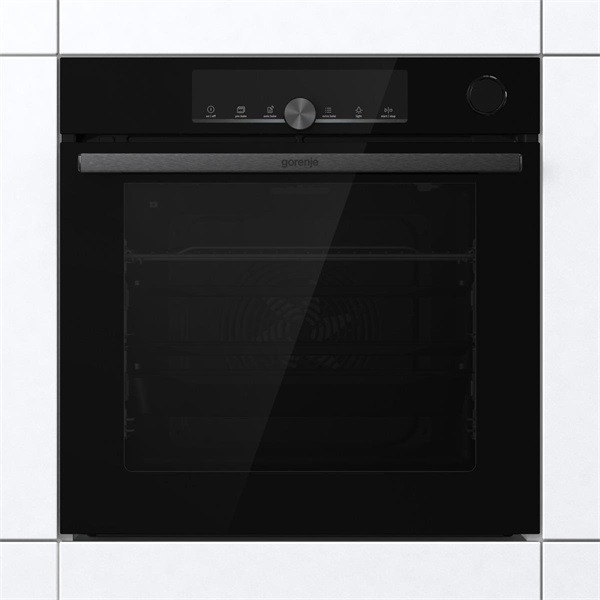 Gorenje BSA6747A04BG fekete, beépíthető, sütőtér:77L, grill, légkeverés, sütő