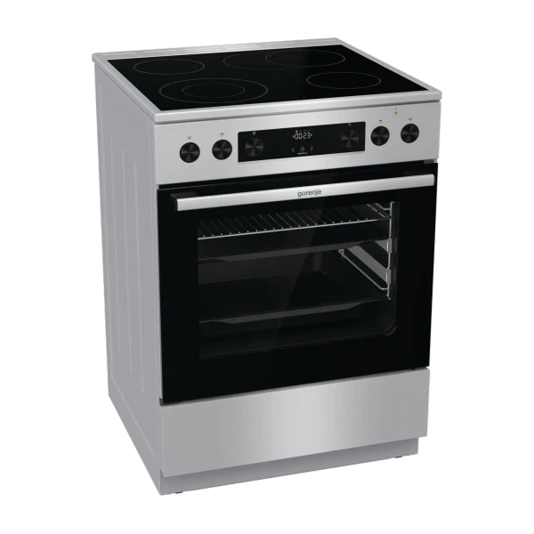 Gorenje GECS6C70XPA inox-fekete, szaabdonálló, kerám
