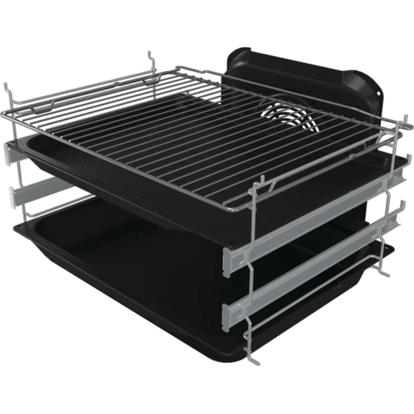 Gorenje GECS6C70XPA inox-fekete, szaabdonálló, kerám