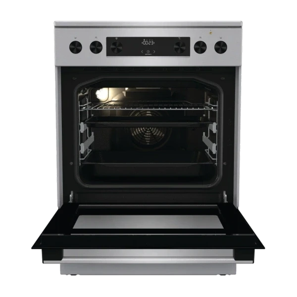 Gorenje GECS6C70XPA inox-fekete, szaabdonálló, kerám