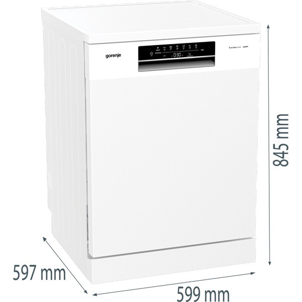 Gorenje GS642E90W 13 terítékes mosogatógép Gorenje GS642E90W 13 terítékes mosogatógép