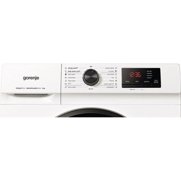 Gorenje WNHVB60SES keskeny 6 kg elöltöltős mosógép Gorenje WNHVB60SES keskeny 6 kg elöltöltős mosógép