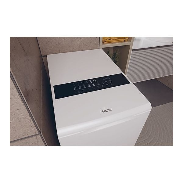 Haier HW90-BPD13386U-S felültöltős mosógép