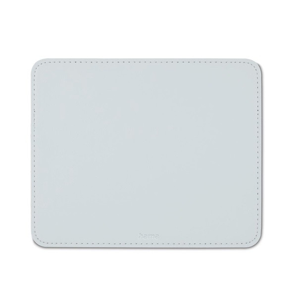 Hama 00126857 fehér bőr egérpad