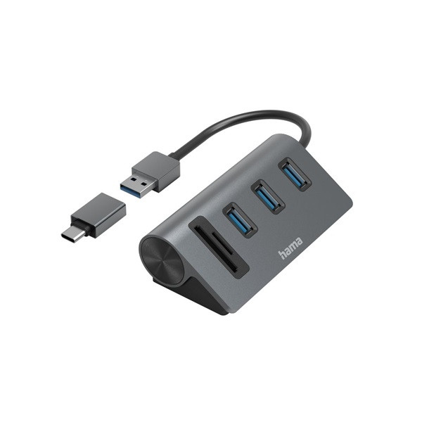 Hama 200140 3xUSB/SD/microSD USB HUB + Type-C OTG adapter Hama 200140 3xUSB/SD/microSD USB HUB + Type-C OTG adapter