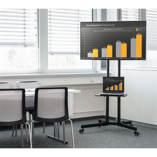 Hama 220874 75"-ig "FITV" Trolley gurulós TV tartó állvány Hama 220874 75"-ig "FITV" Trolley gurulós TV tartó állvány