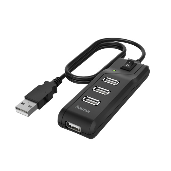 Hama 00200118 FIC USB 2.0 HUB buspowered Hama 00200118 FIC USB 2.0 HUB buspowered
