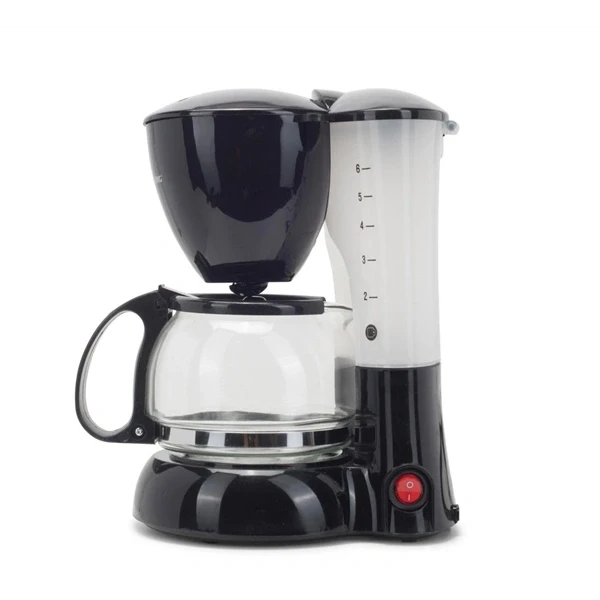 Hausberg HB-3650NG 800W fekete filteres kávéfőző, 600ml kiöntő kancsóval