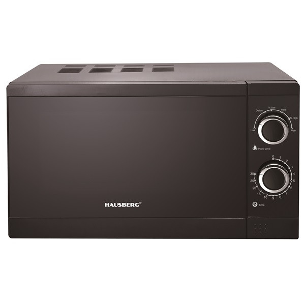 Hausberg HB-8005NG 700W, 20L ,fekete mikrohullámú sütő