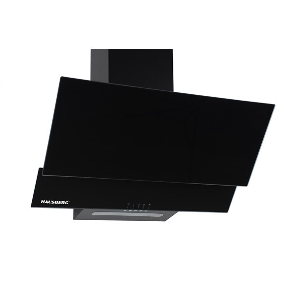 Hausberg HB-1805NG fekete, szabadonálló, döntött, méret:60 cm, zajszint:56 dB, páraelszívó