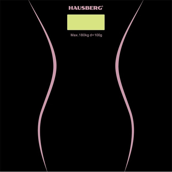 Hausberg HB-6003NG üveg fürdőszobai mérleg