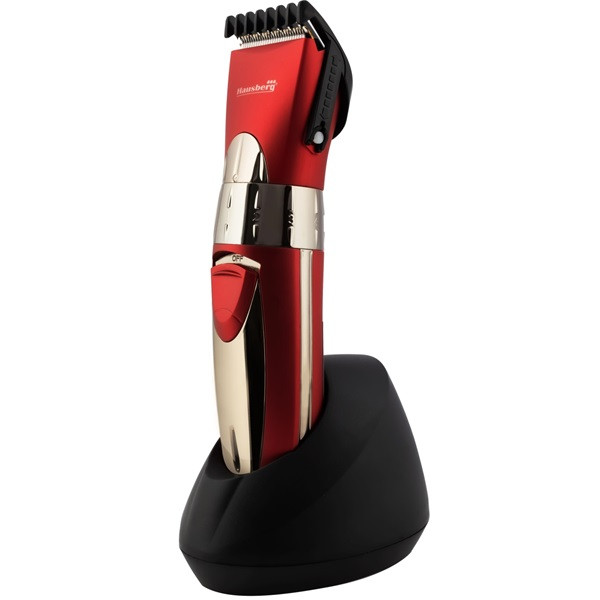Hausberg HB-64RS vörös akkumulátoros haj- és szakállvágó