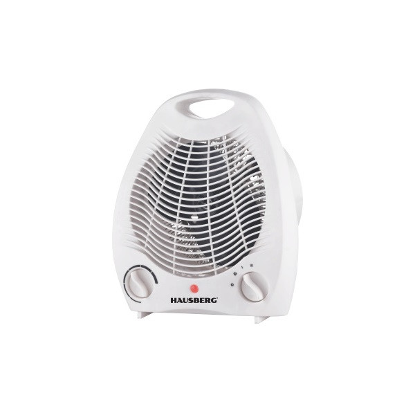 Hausberg HB-8501AB 2000W fehér elektromos hősugárzó ventillátorral Hausberg HB-8501AB 2000W fehér elektromos hősugárzó ventillátorral