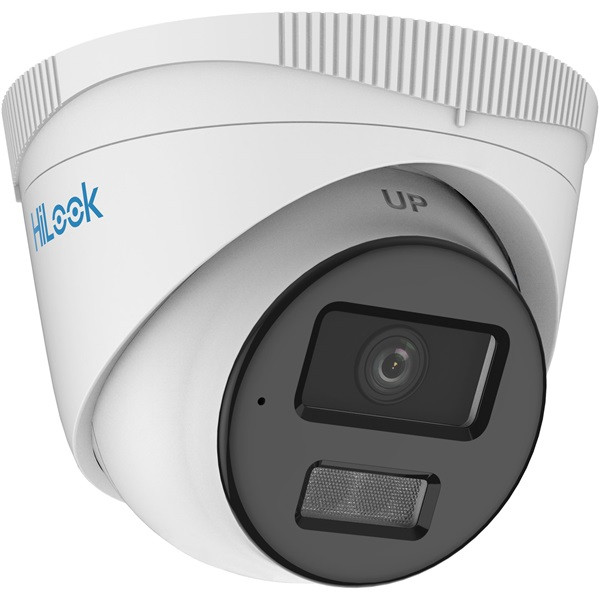 HiLook IPC-T229HA-LU(2.8mm)/Kültéri/2MP/2,8mm/Láthatófény 30m/DWDR/ColorVu/MD 2.0/Smart Hybrid Light PoE IP turretkamera