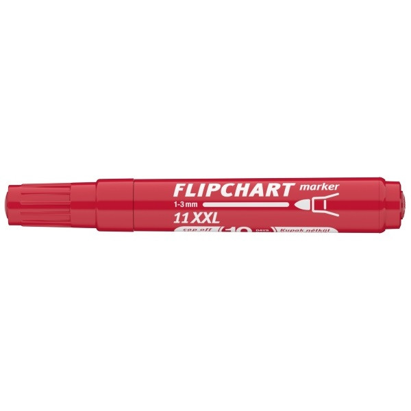 ICO Flipchart 11 XXL piros marker