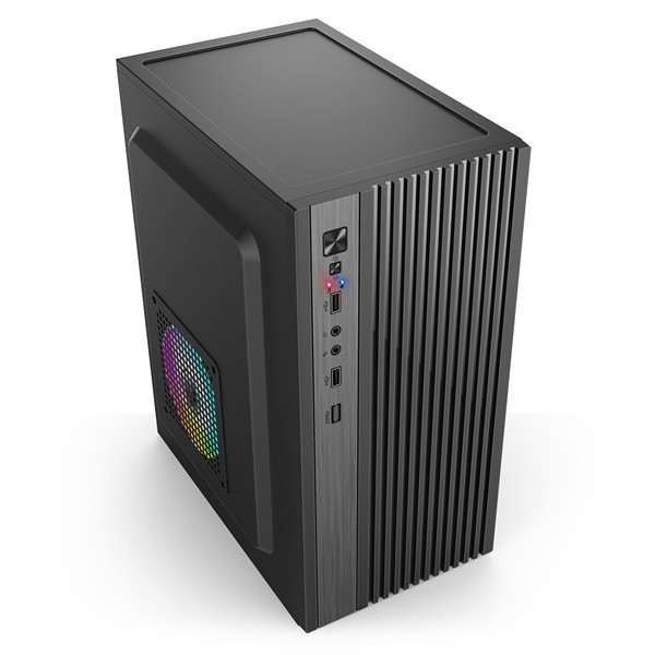 IRIS Q2515 fekete (táp nélküli) mATX számítógépház