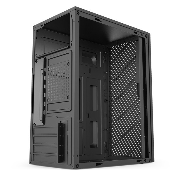 IRIS Q2517 fekete (táp nélküli) mATX számítógépház