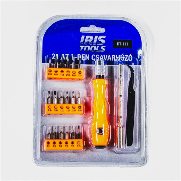 IRIS TOOLS DT-111 21 az 1-ben csavarhúzó IRIS TOOLS DT-111 21 az 1-ben csavarhúzó