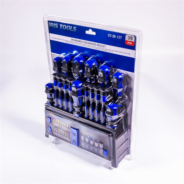 IRIS TOOLS DT-39-127 39 darabos csavarhúzó készlet IRIS TOOLS DT-39-127 39 darabos csavarhúzó készlet