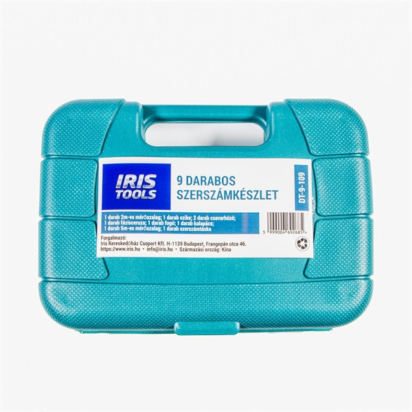 IRIS TOOLS DT-9-109 9 darabos szerszámkészlet IRIS TOOLS DT-9-109 9 darabos szerszámkészlet