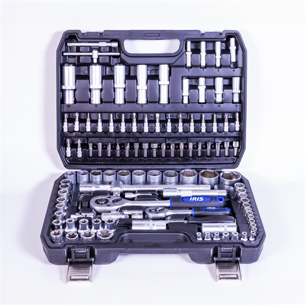 IRIS TOOLS SS-108-013 108 darabos dugókulcs készlet (1/4"&1/2") IRIS TOOLS SS-108-013 108 darabos dugókulcs készlet (1/4"&1/2")