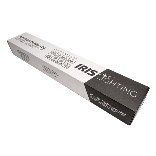 Iris Lighting JF060 integrált LED-es por-és páramentes lámpatest IP65 vibrálás mentes 20W 2000 lm 4000K Iris Lighting JF060 integrált LED-es por-és páramentes lámpatest IP65 vibrálás mentes 20W 2000 lm 4000K