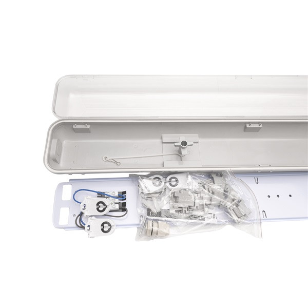 Iris Lighting JF6236 T8 LED fénycsőre előkészített por- és páramentes lámpatest IP65 120cm Iris Lighting JF6236 T8 LED fénycsőre előkészített por- és páramentes lámpatest IP65 120cm