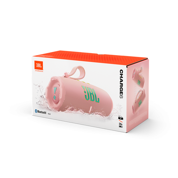 JBL Charge 6 pink Bluetooth hangszóró
