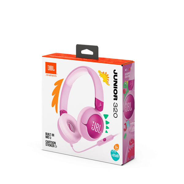 JBL JR 320 vezetékes lila gyermek fejhallgató