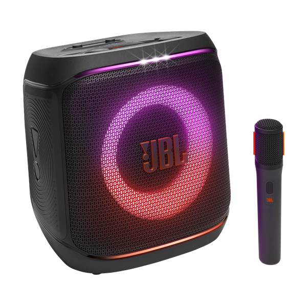 JBL Partybox Encore 2 fekete Bluetooth hangszóró vezeték nélküli mikrofonnal