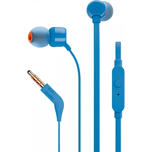 JBL T110BLUE kék mikrofonos fülhallgató