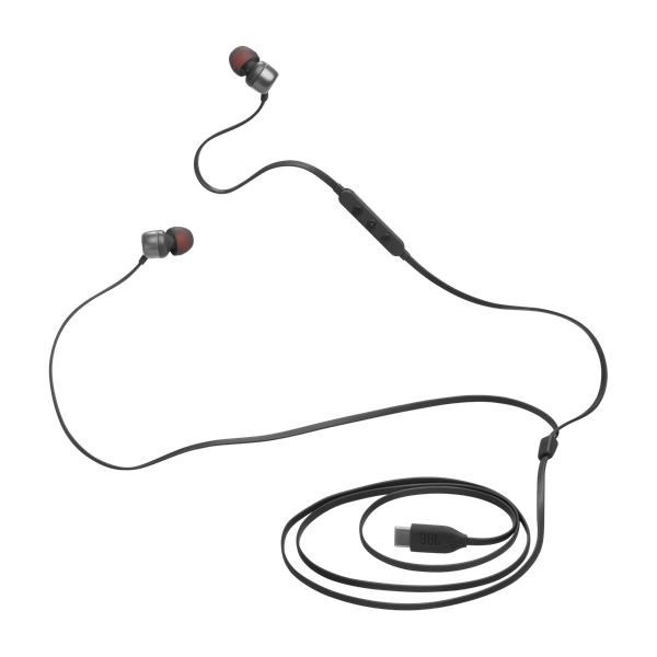 JBL T 310 C BLK vezetékes USB C mikrofonos fekete fülhallgató