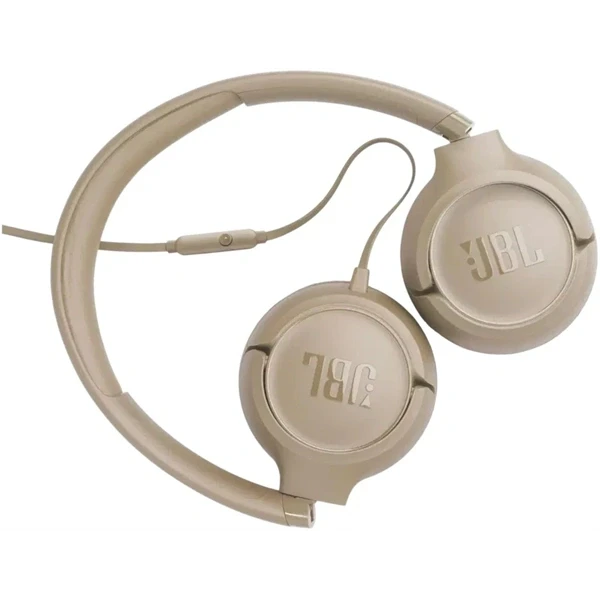 JBL Tune 530 USB-C vezetékes bézs fejhallgató