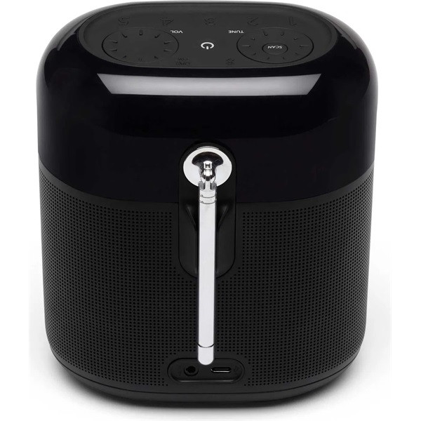 JBL TunerXL fekete hordozható Bluetooth FM/DAB rádiós hangszóró (tápadapter nem tartozék)