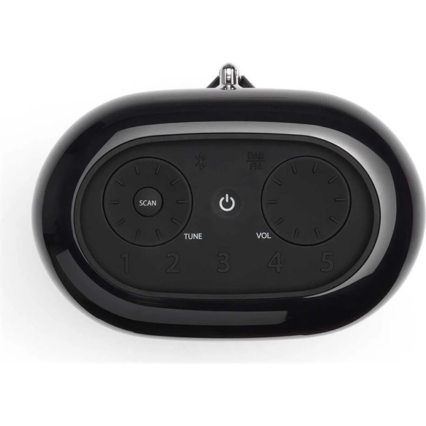 JBL TunerXL fekete hordozható Bluetooth FM/DAB rádiós hangszóró (tápadapter nem tartozék)