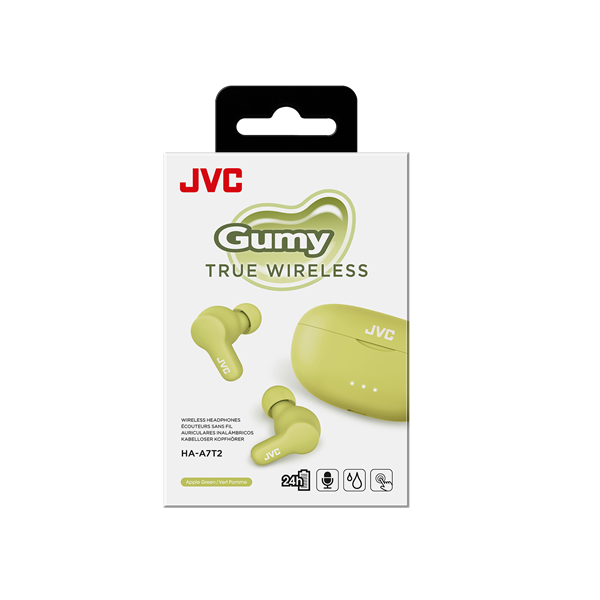 JVC HA-A7T2-G True Wireless Bluetooth zöld fülhallgató