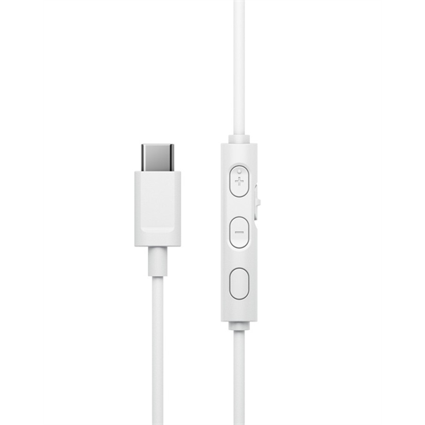 JVC HA-S33UC-W USB-C vezetékes fehér mikrofonos fejhallgató JVC HA-S33UC-W USB-C vezetékes fehér mikrofonos fejhallgató
