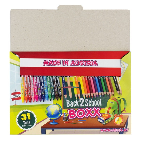 Jolly Back To School All In Boxx 31 darabos iskolakezdő készlet