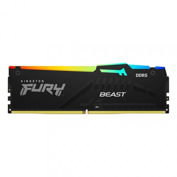 Kingston 64GB 6000MHz DDR-5 Fury Beast RGB EXPO (Kit! 2db 32GB) (KF560C30BBEAK2-64) memória